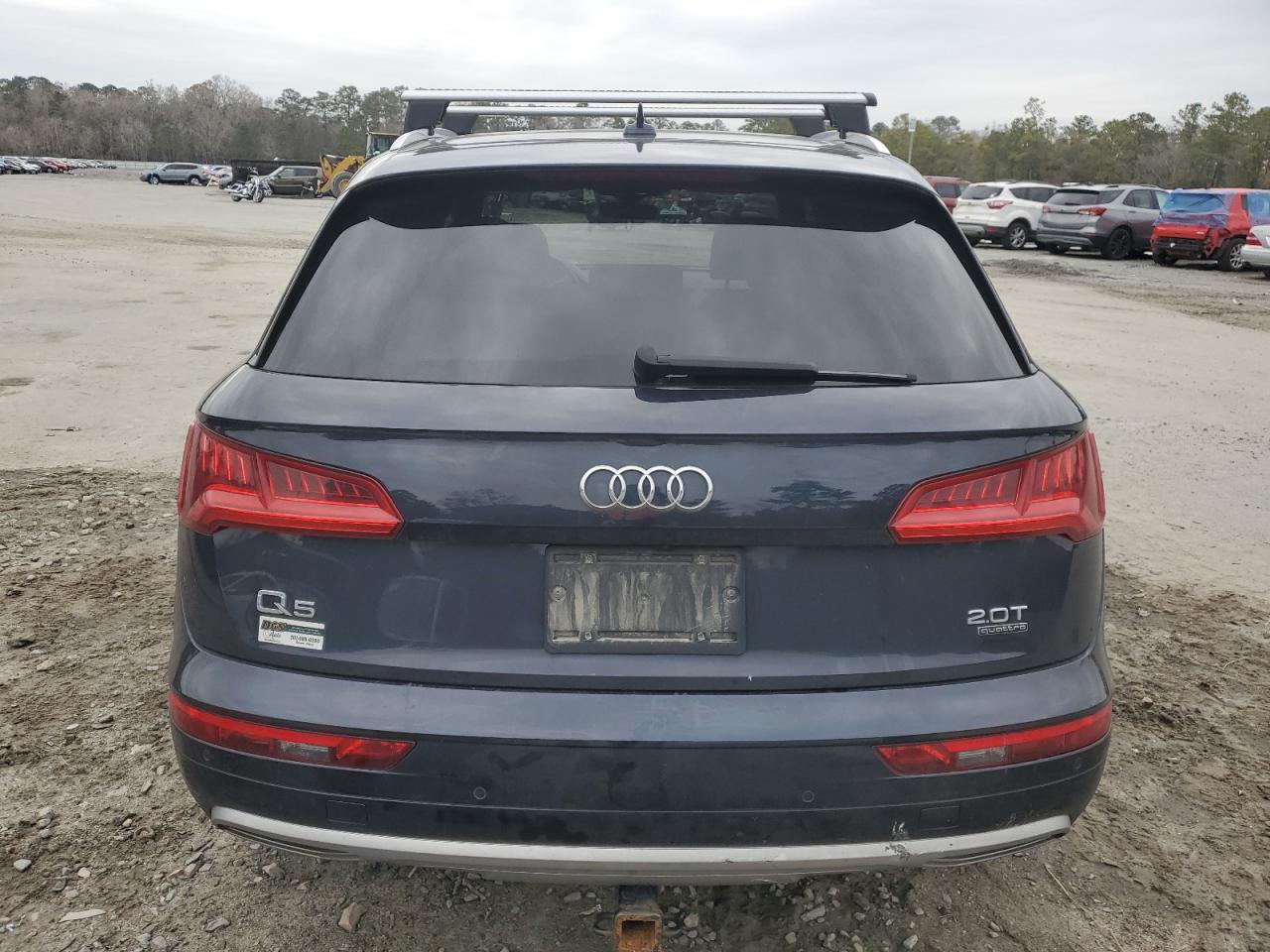 2018 Audi Q5 VIN WA1BNAFY2J2216882 Copart auction photo, front end / side damage thumbnail 6
