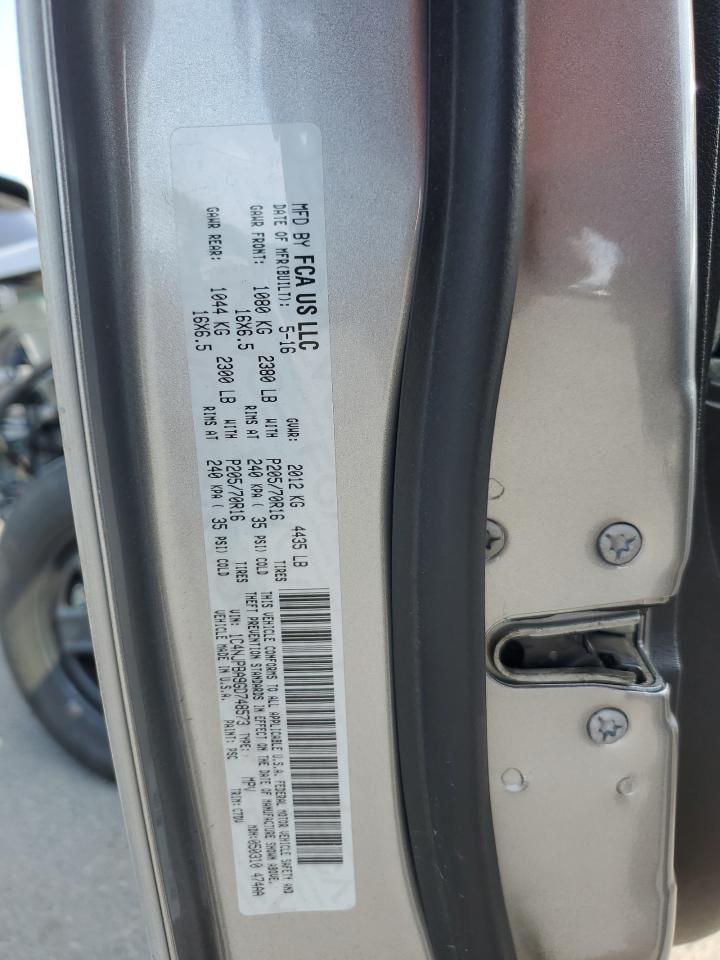 2016 Jeep Liberty (Patriot) VIN 1C4NJPBA9GD748573 Copart auction photo, front end damage thumbnail 13