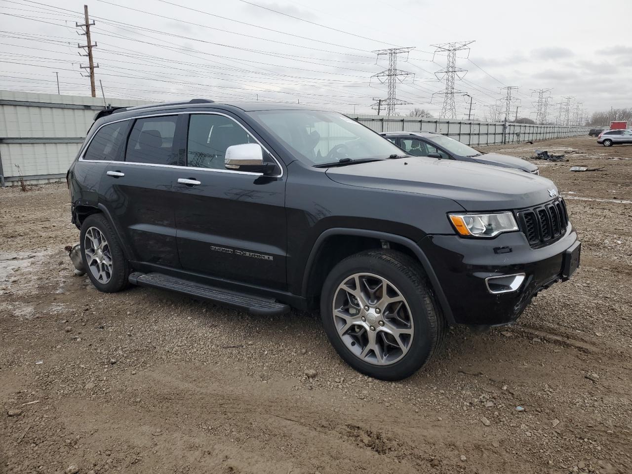 2021 Jeep Grand Cherokee VIN 1C4RJFBG6MC649324 Copart auction photo, rear end / side damage thumbnail 4