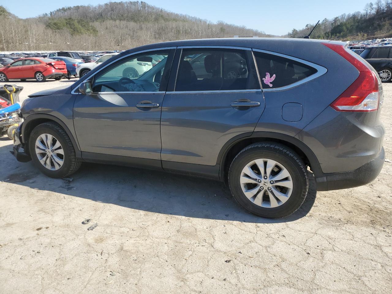 2013 Honda CR-V VIN 2HKRM4H56DH658191 Copart auction photo, front end / side damage thumbnail 2