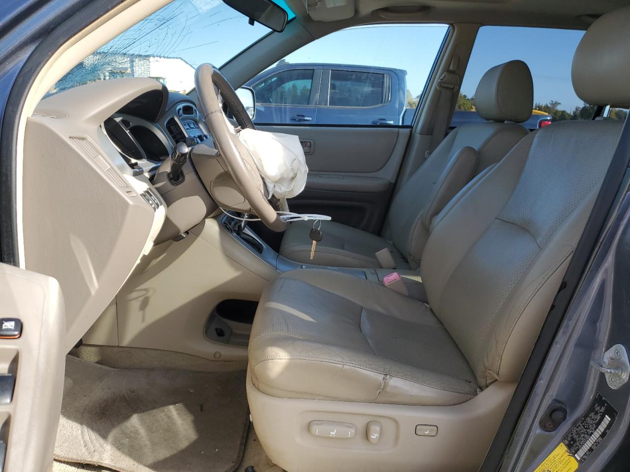 2005 Toyota Highlander VIN JTEEP21A150134605 Copart auction photo, front end / mechanical damage thumbnail 7