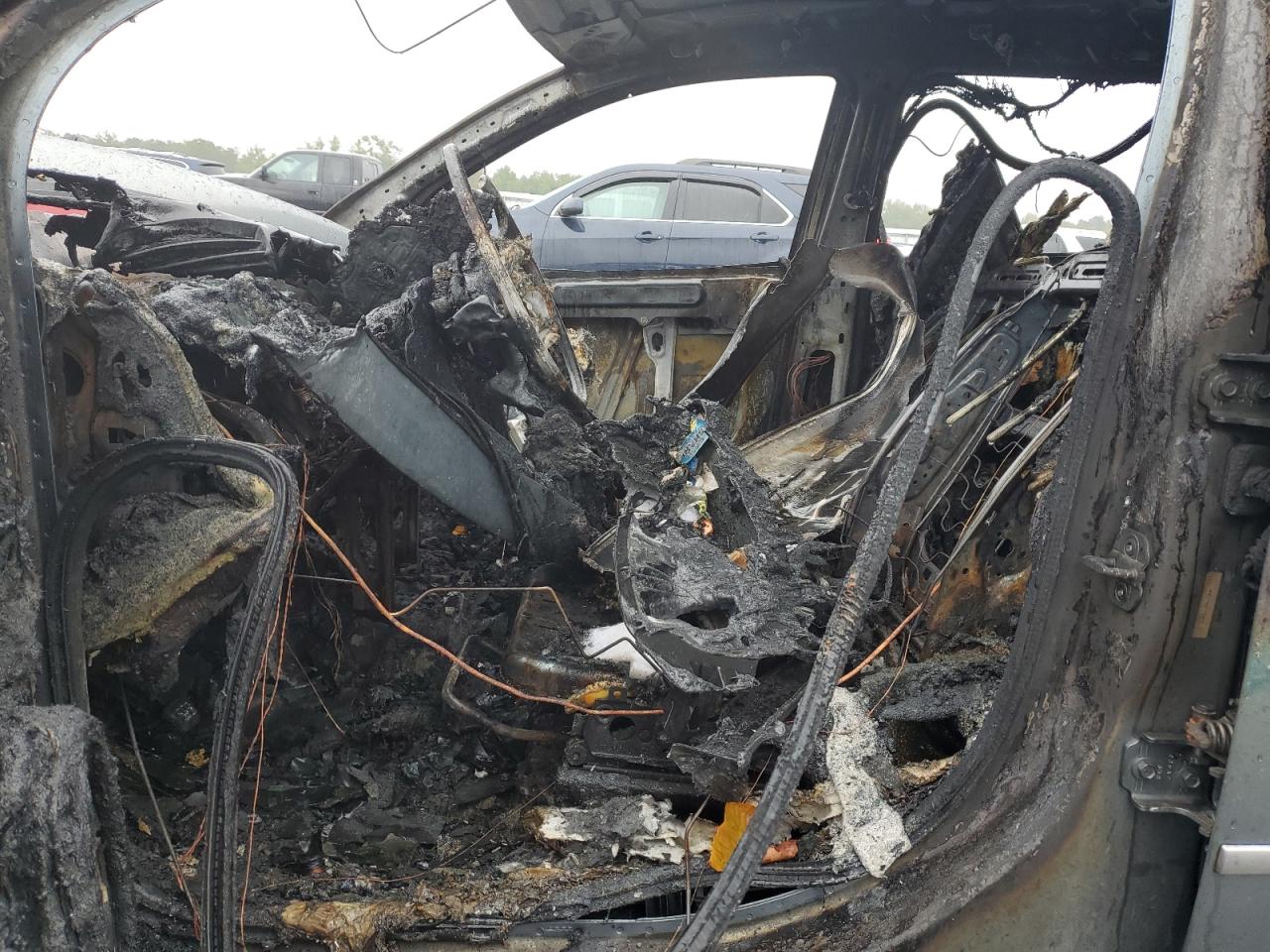 2009 Dodge Journey VIN 3D4GG47BX9T189171 Copart auction photo, burn damage thumbnail 7