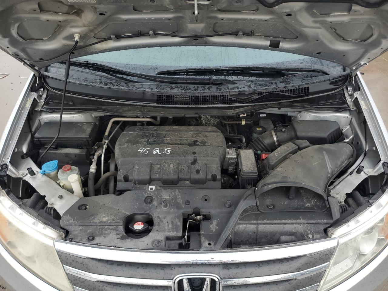 2013 Honda Odyssey VIN 5FNRL5H62DB076590 Copart auction photo, side / hail damage thumbnail 12