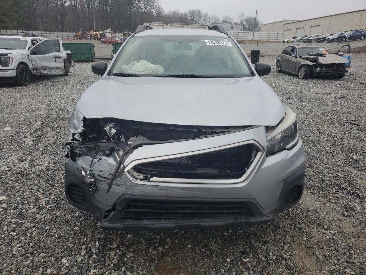 2018 Subaru Outback VIN 4S4BSAAC7J3307551 Copart auction photo, front end / rear end damage thumbnail 5