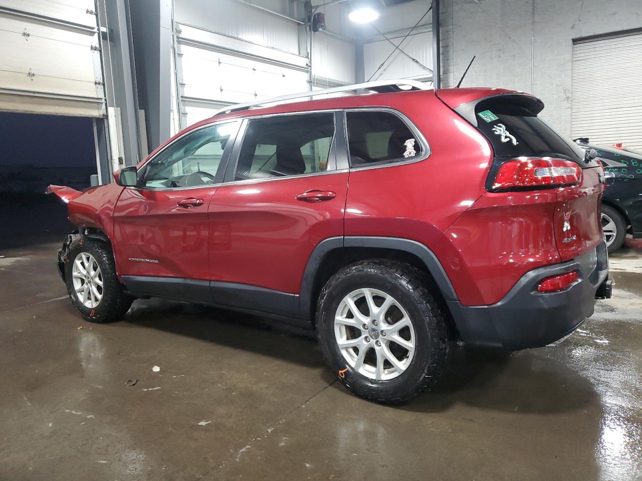 2015 Jeep Grand Cherokee VIN 1C4PJMCS2FW577344 Copart auction photo, front end / side damage thumbnail 2