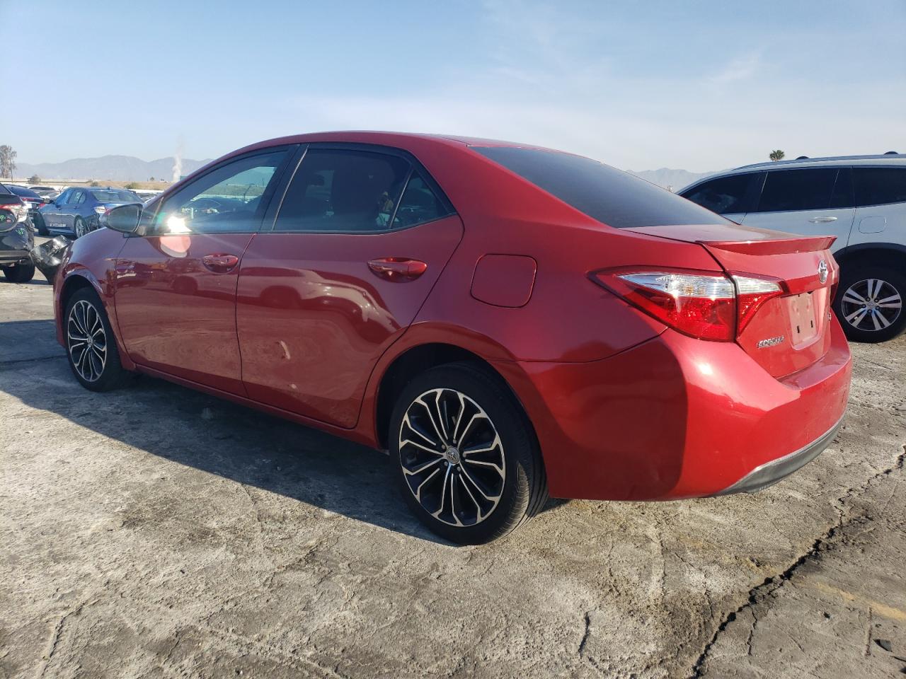 2015 Toyota Corolla VIN 5YFBURHE0FP178572 Copart auction photo, all over damage thumbnail 2