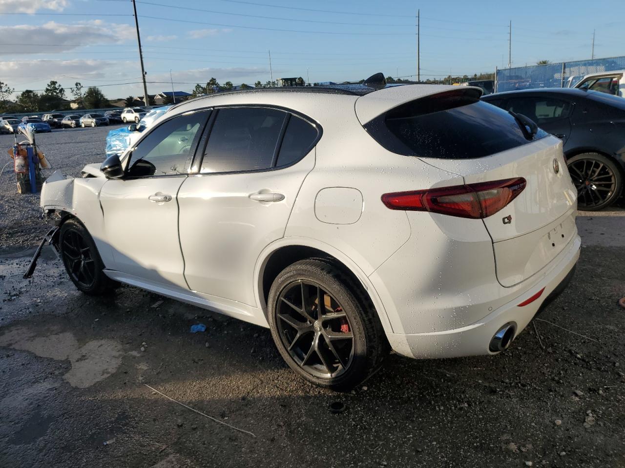 2021 Alfa Romeo Stelvio VIN ZASPAKBN8M7D19909 Copart auction photo, front end damage thumbnail 2