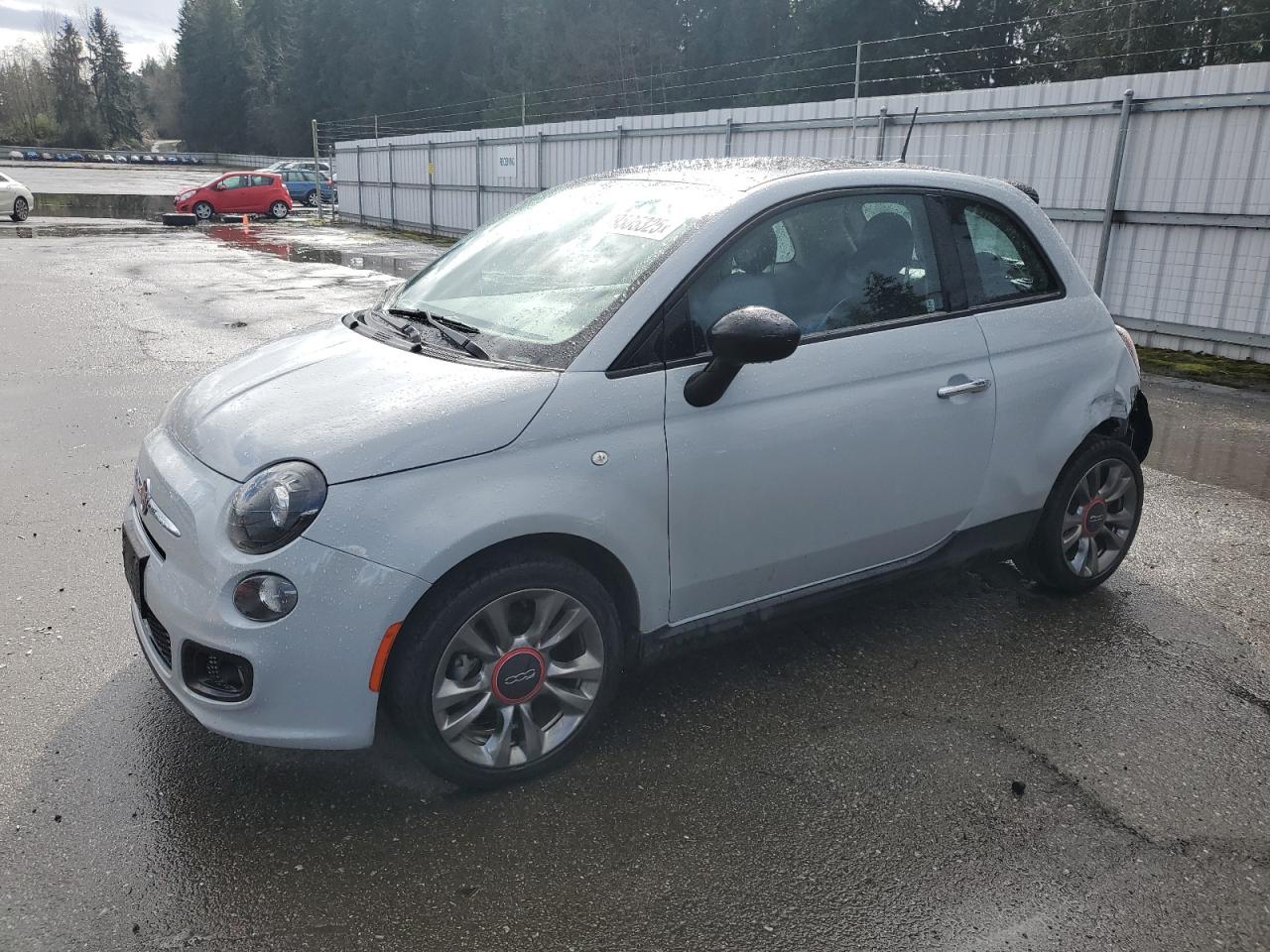 2017 Fiat 500 VIN 3C3CFFKR5HT588362 - Copart auction photo