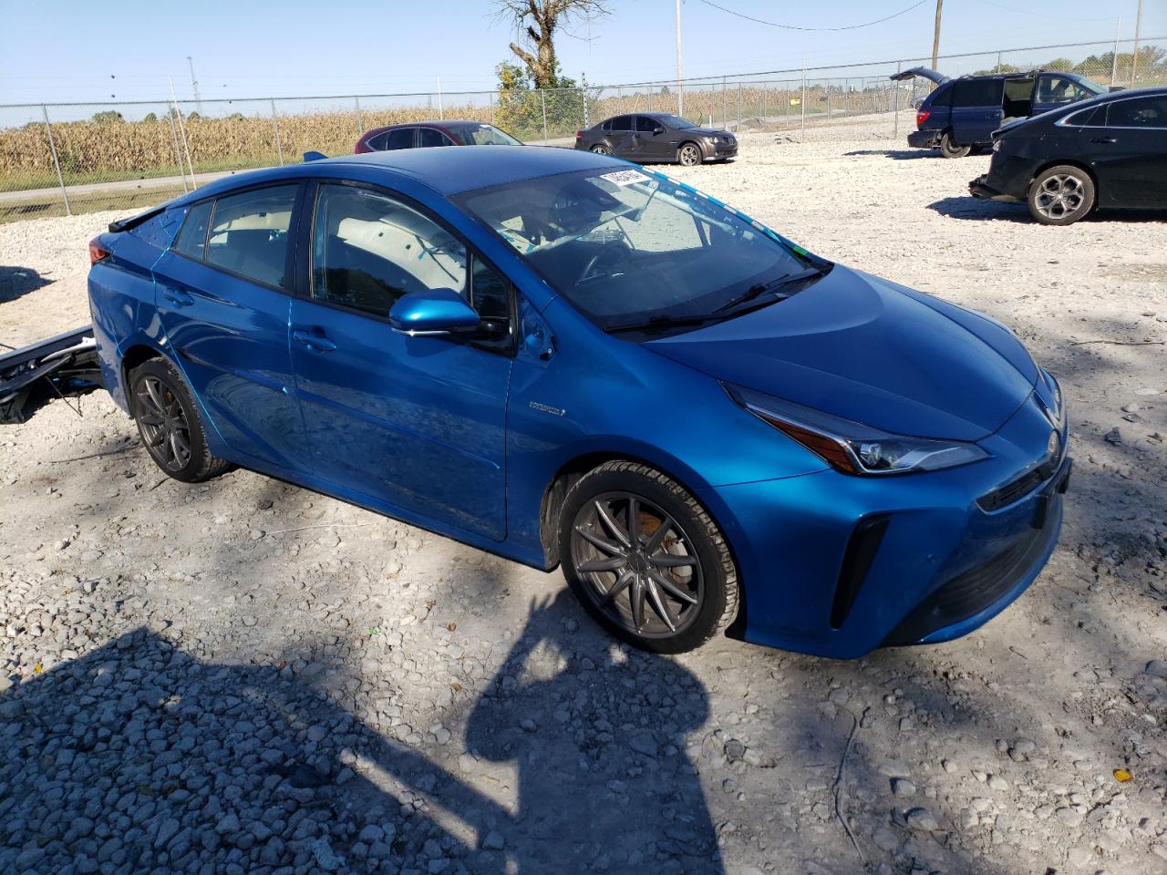 2019 Toyota Prius VIN JTDKARFU6K3075436 Copart auction photo, rear end / minor dent/scratches damage thumbnail 4