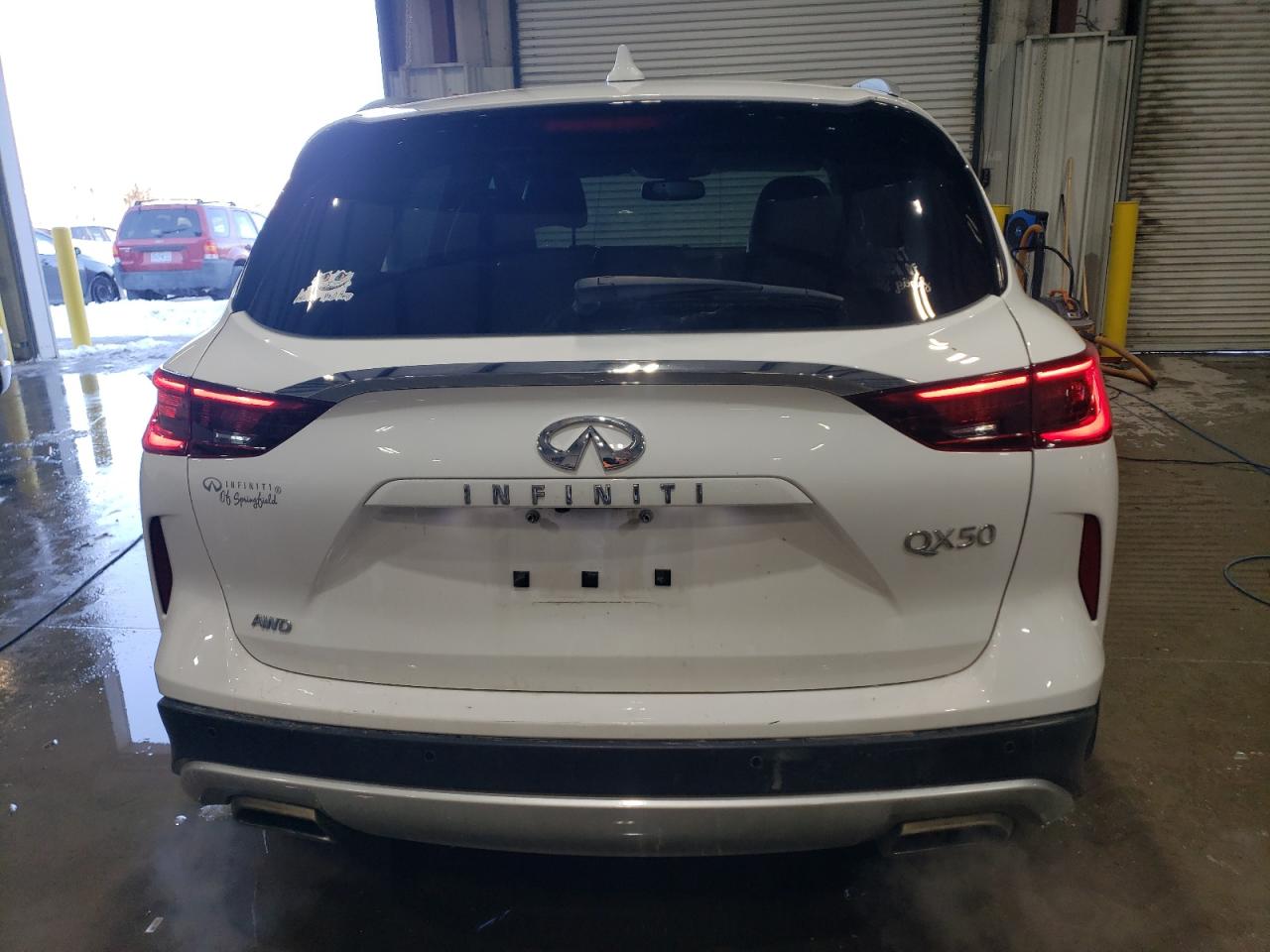 2021 Infiniti QX50 VIN 3PCAJ5BB2MF111685 Copart auction photo, front end damage thumbnail 6