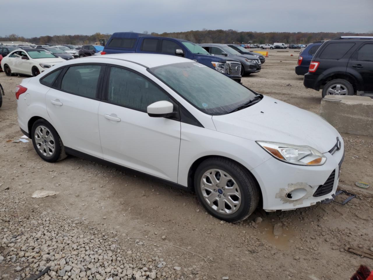 2012 Ford Focus VIN 1FAHP3F24CL227970 Copart auction photo, undercarriage / mechanical damage thumbnail 4