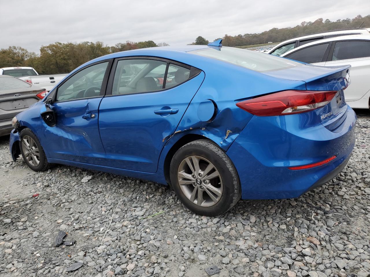 2017 Hyundai Elantra VIN 5NPD84LF2HH057977 Copart auction photo, all over damage thumbnail 2
