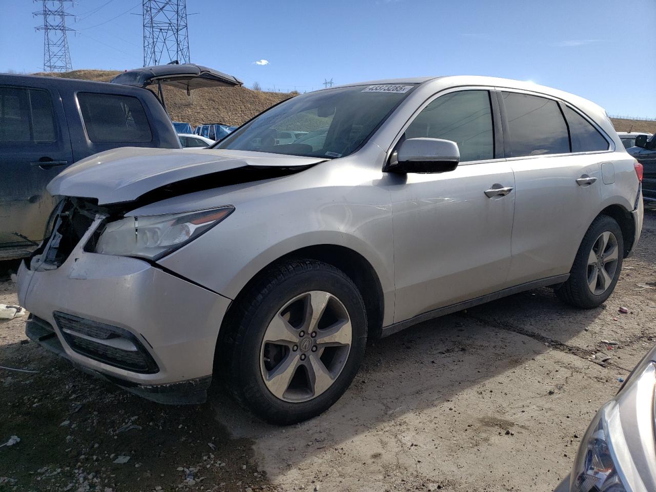 2014 Acura MDX VIN 5FRYD4H26EB019924