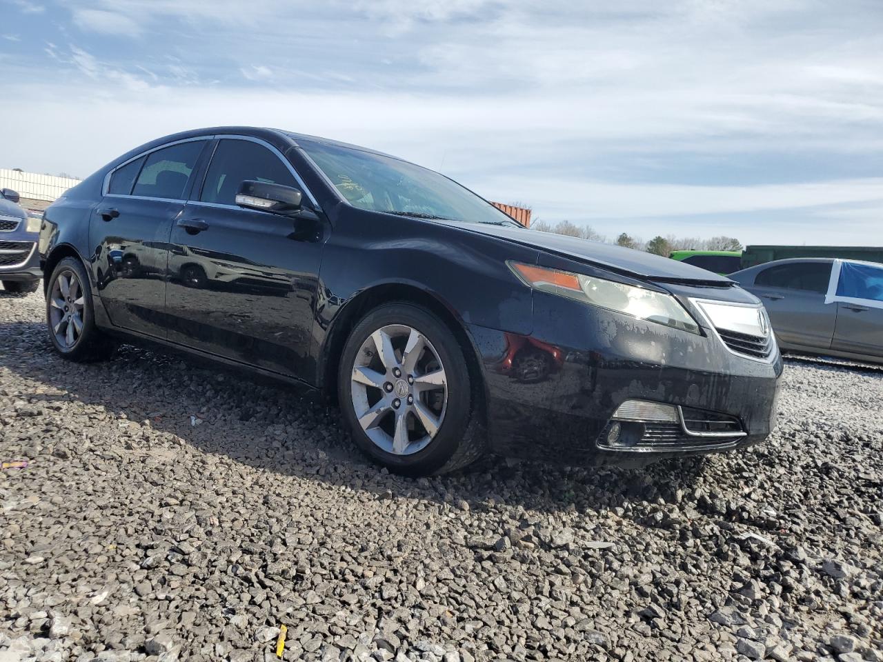 2012 Acura TL VIN 19UUA8F58CA030685 Copart auction photo, side / rear end damage thumbnail 4