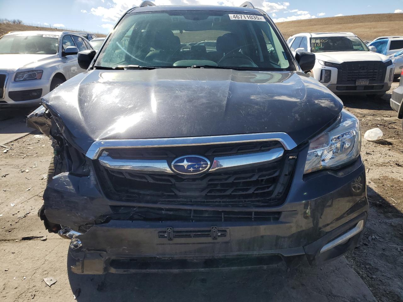 2017 Subaru Forester VIN JF2SJAGC3HH477791 Copart auction photo, front end / side damage thumbnail 5