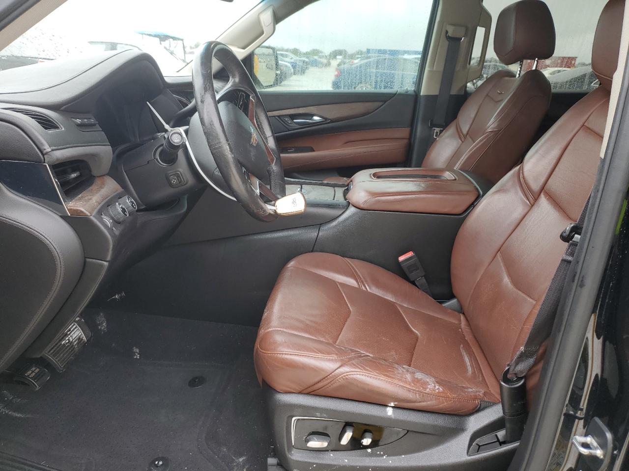 2015 Cadillac Escalade VIN 1GYS4MKJ6FR613409 Copart auction photo, front end damage thumbnail 7