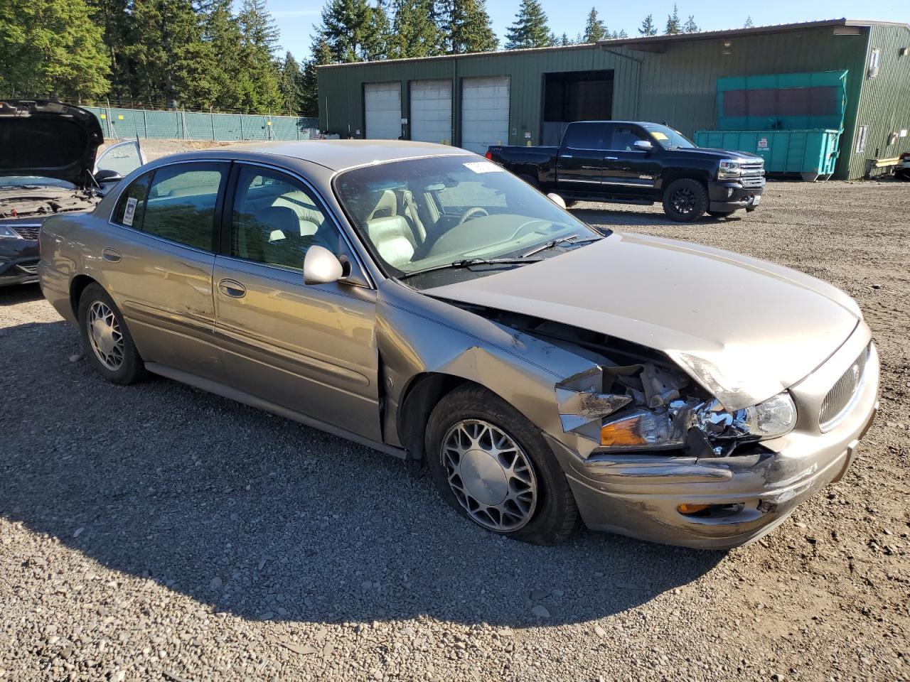 2002 Buick LeSabre VIN 1G4HR54K62U124489 Copart auction photo, front end / side damage thumbnail 4