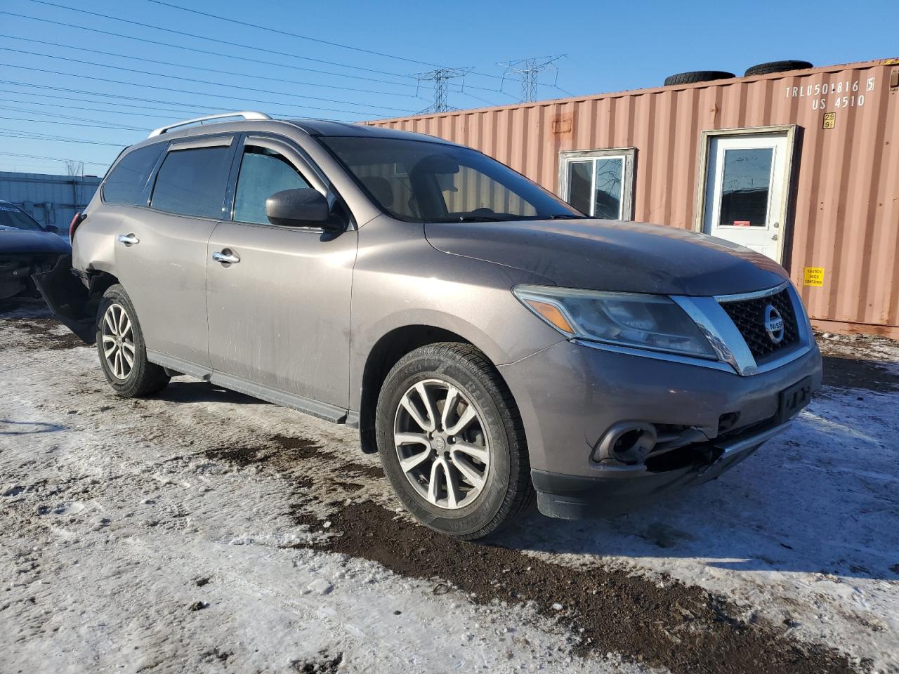 2014 Nissan Pathfinder VIN 5N1AR2MM6EC667188 Copart auction photo, burn / rear end damage thumbnail 4
