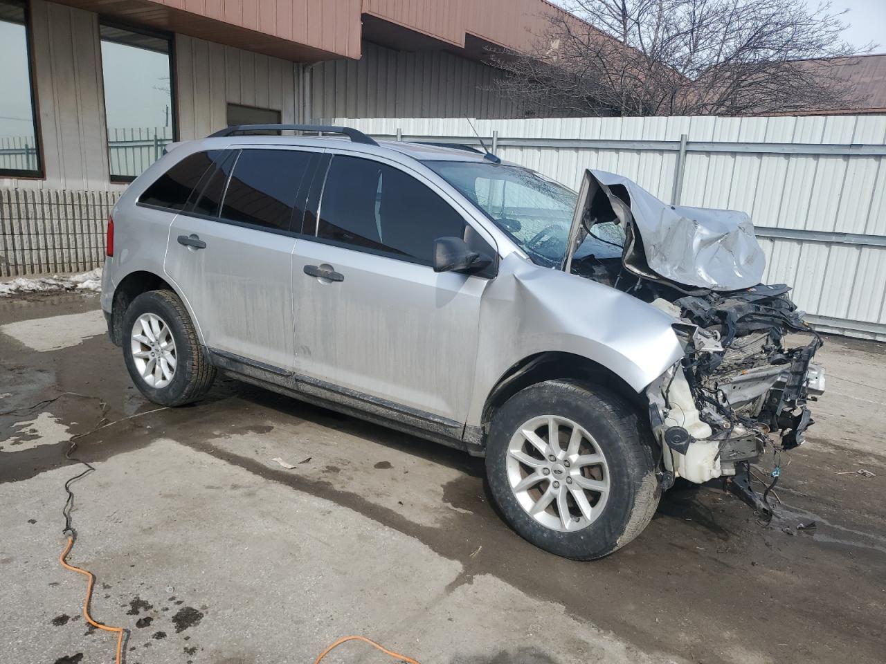 2013 Ford Edge VIN 2FMDK3GC9DBC48969 Copart auction photo, front end / side damage thumbnail 4