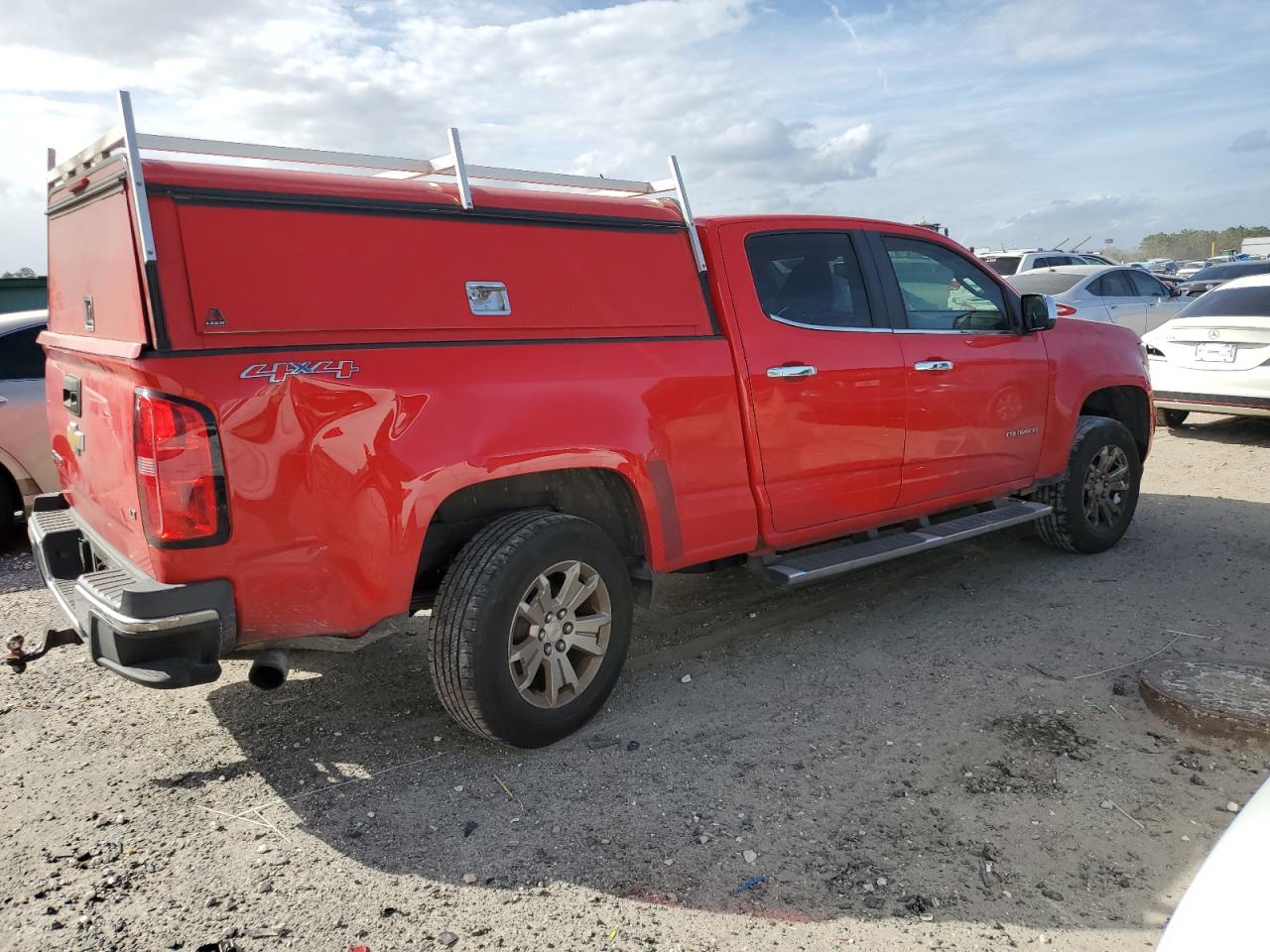 2016 Chevrolet Colorado VIN 1GCGTCE37G1121820 Copart auction photo, rear end / side damage thumbnail 3