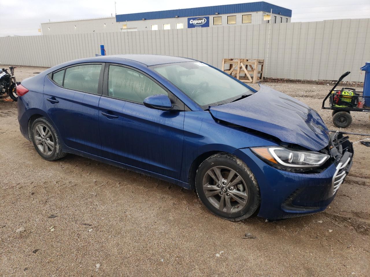 2017 Hyundai Elantra VIN 5NPD84LFXHH044085 Copart auction photo, front end damage thumbnail 4