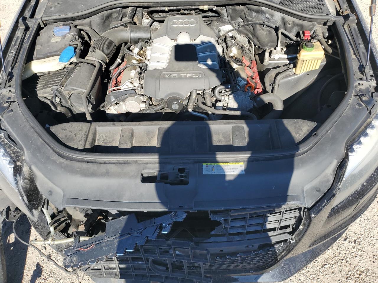 2013 Audi Q7 VIN WA1DGAFE1DD006436 Copart auction photo, front end damage thumbnail 14