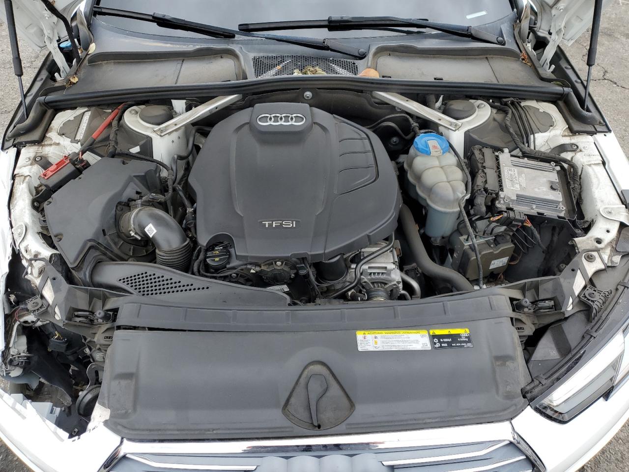 2018 Audi A4 VIN WAUKMAF49JA048683 Copart auction photo, front end damage thumbnail 11