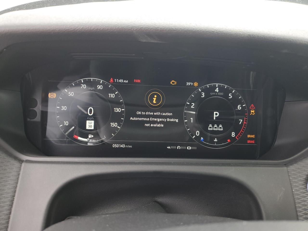 2019 Land Rover Range Rover VIN SALYL2EX0KA786576 Copart auction photo, front end / undercarriage damage thumbnail 9
