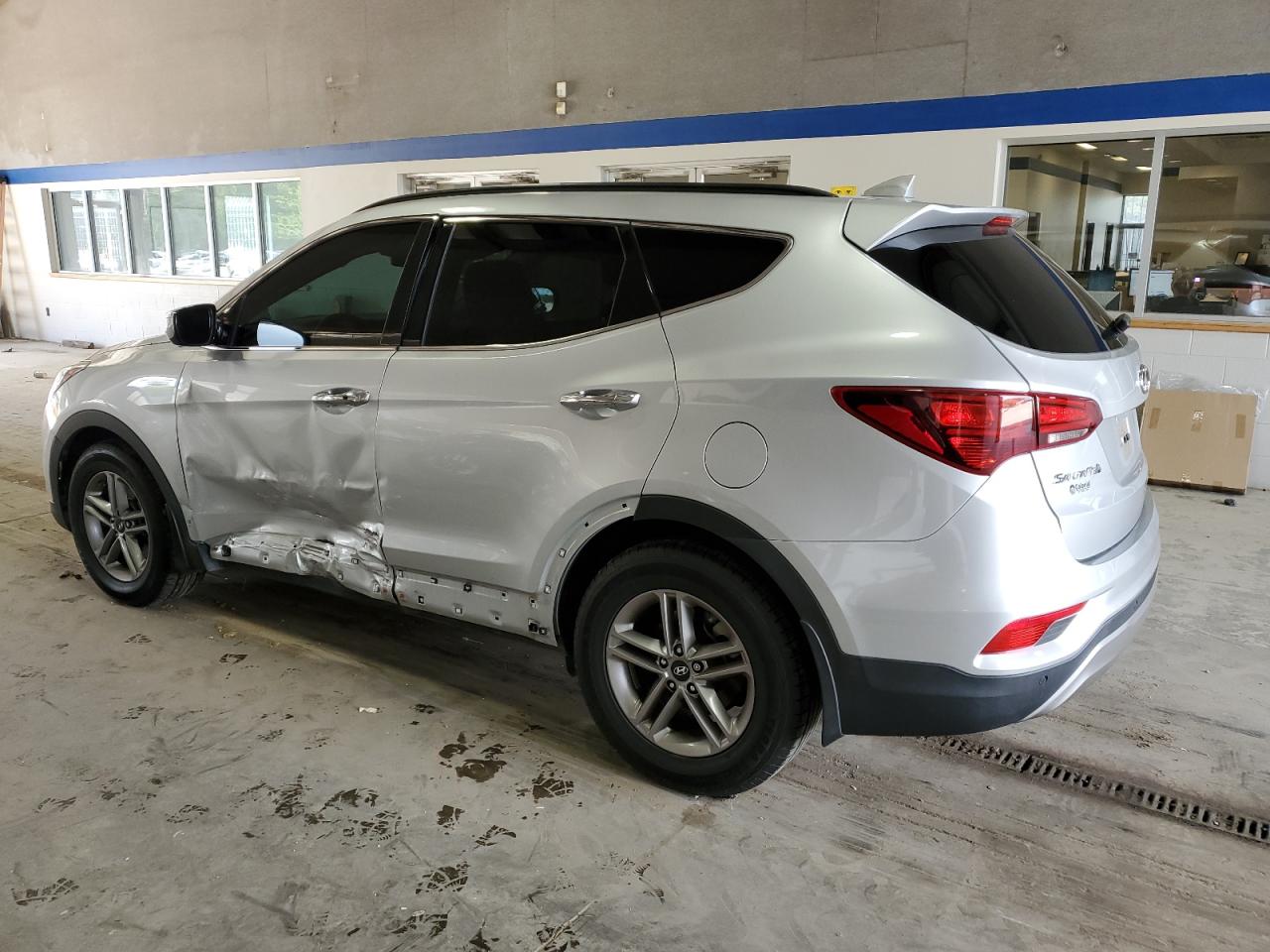 2018 Hyundai Santa Fe VIN 5XYZUDLB8JG515310 Copart auction photo, side damage thumbnail 2