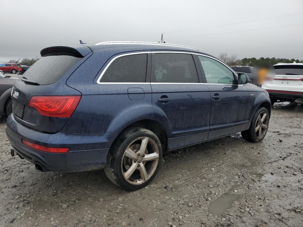 2013 Audi Q7 VIN WA1DGAFE4DD007709 Copart auction photo, front end damage thumbnail 4