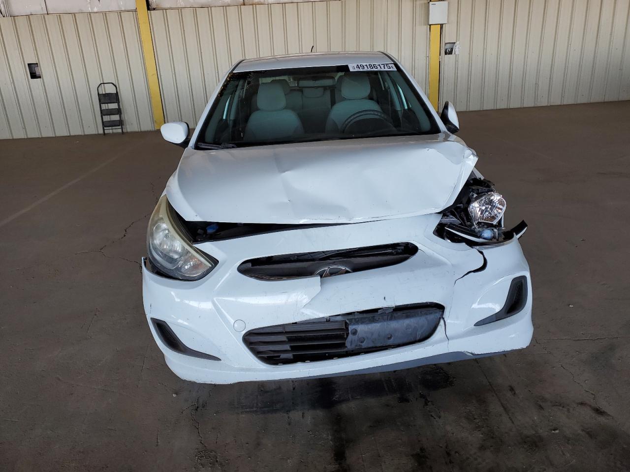 2016 Hyundai Accent VIN KMHCT4AE6GU092350 Copart auction photo, front end / minor dent/scratches damage thumbnail 5