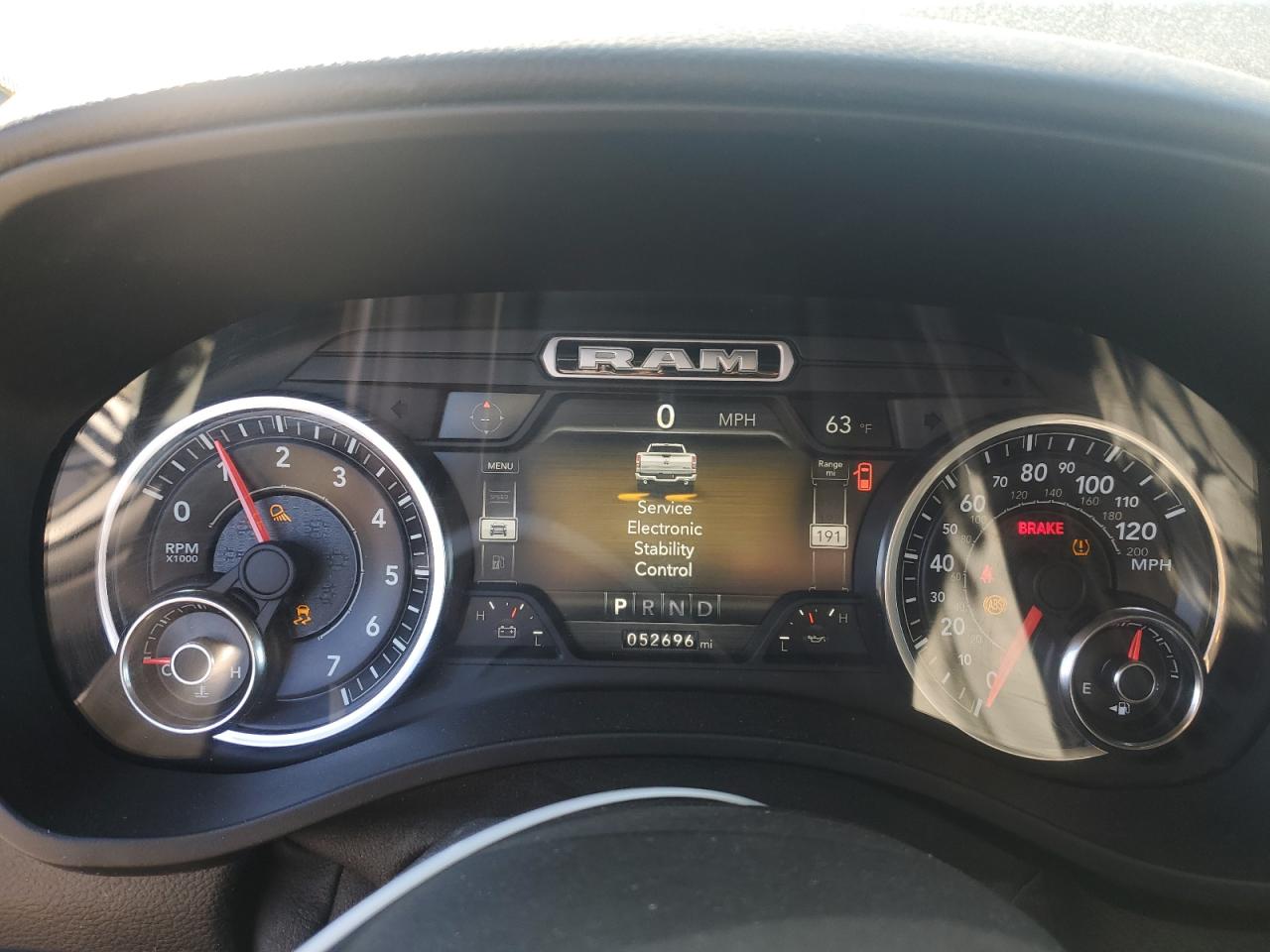 2019 RAM 1500 VIN 1C6SRFFTXKN816732 Copart auction photo, all over damage thumbnail 9