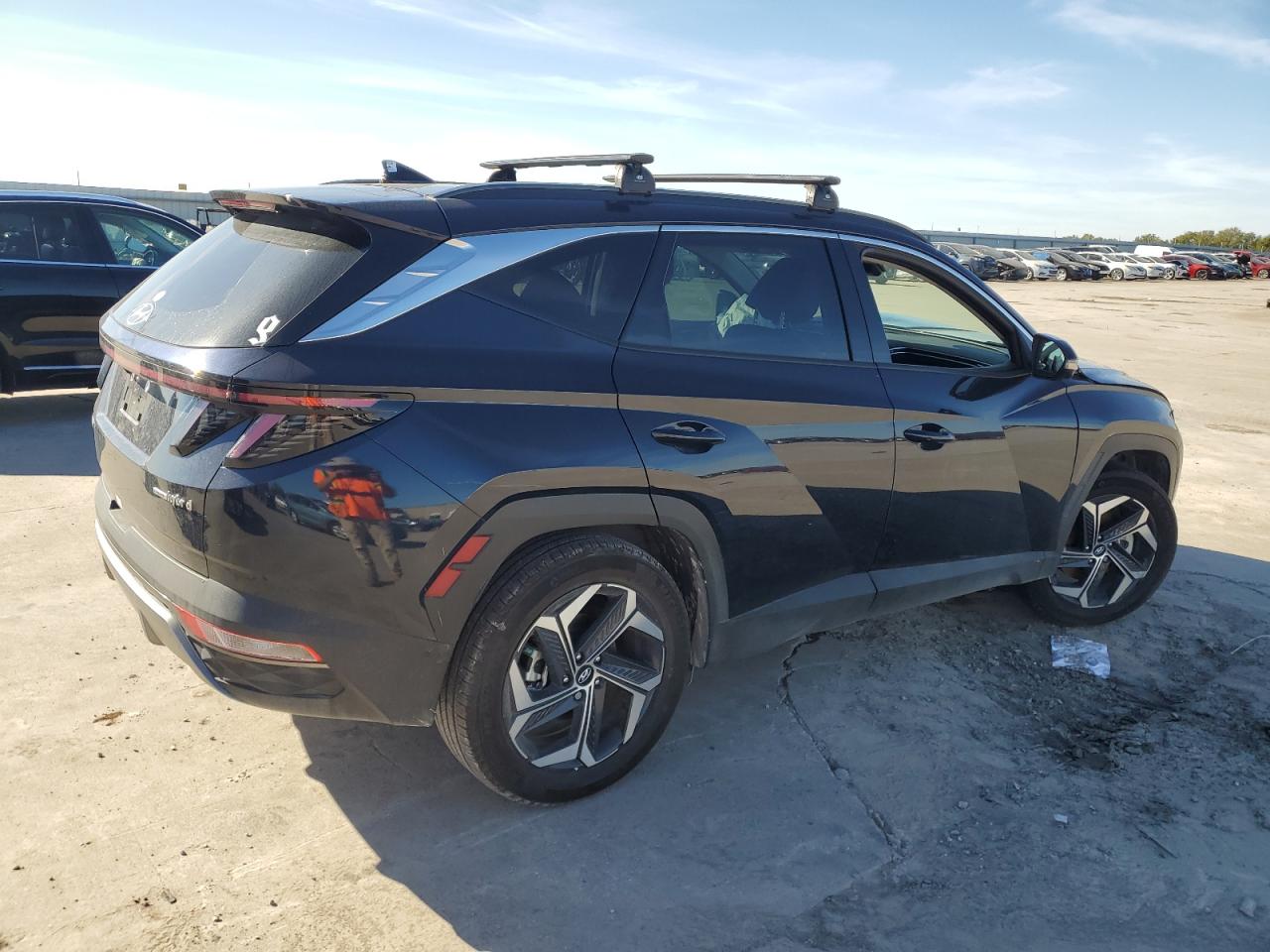2024 Hyundai Tucson VIN KM8JECD11RU204513 Copart auction photo, front end / side damage thumbnail 3