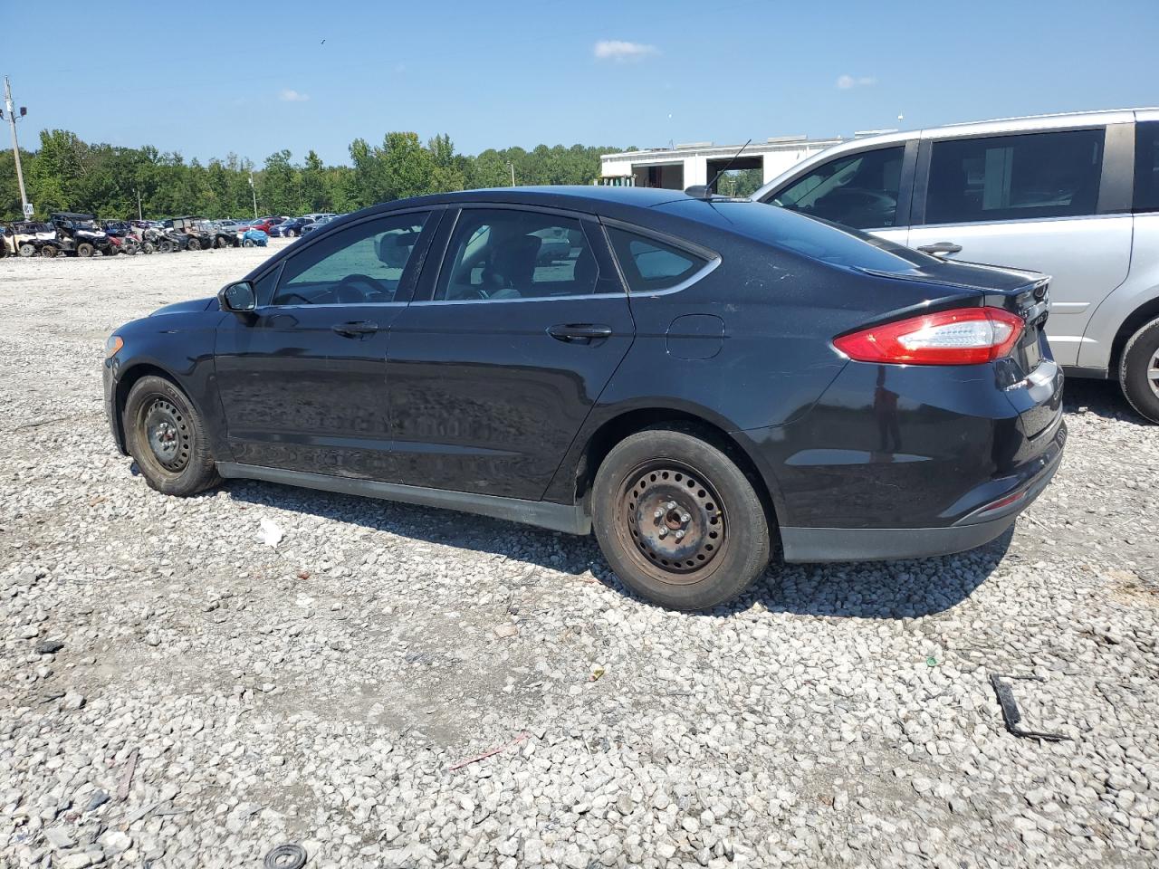 2014 Ford Fusion VIN 3FA6P0G77ER349663 Copart auction photo, side damage thumbnail 2