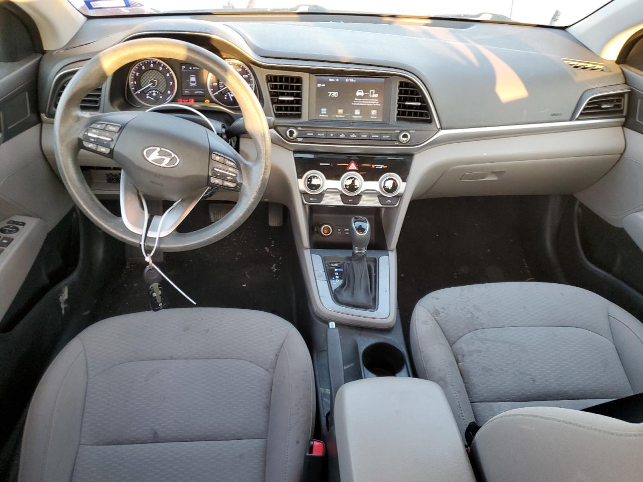 2019 Hyundai Elantra VIN KMHD84LF4KU746377 Copart auction photo, all over damage thumbnail 8