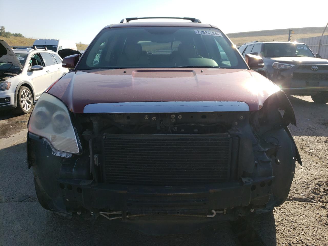 2011 GMC Acadia VIN 1GKKVRED9BJ117362 Copart auction photo, front end / side damage thumbnail 5