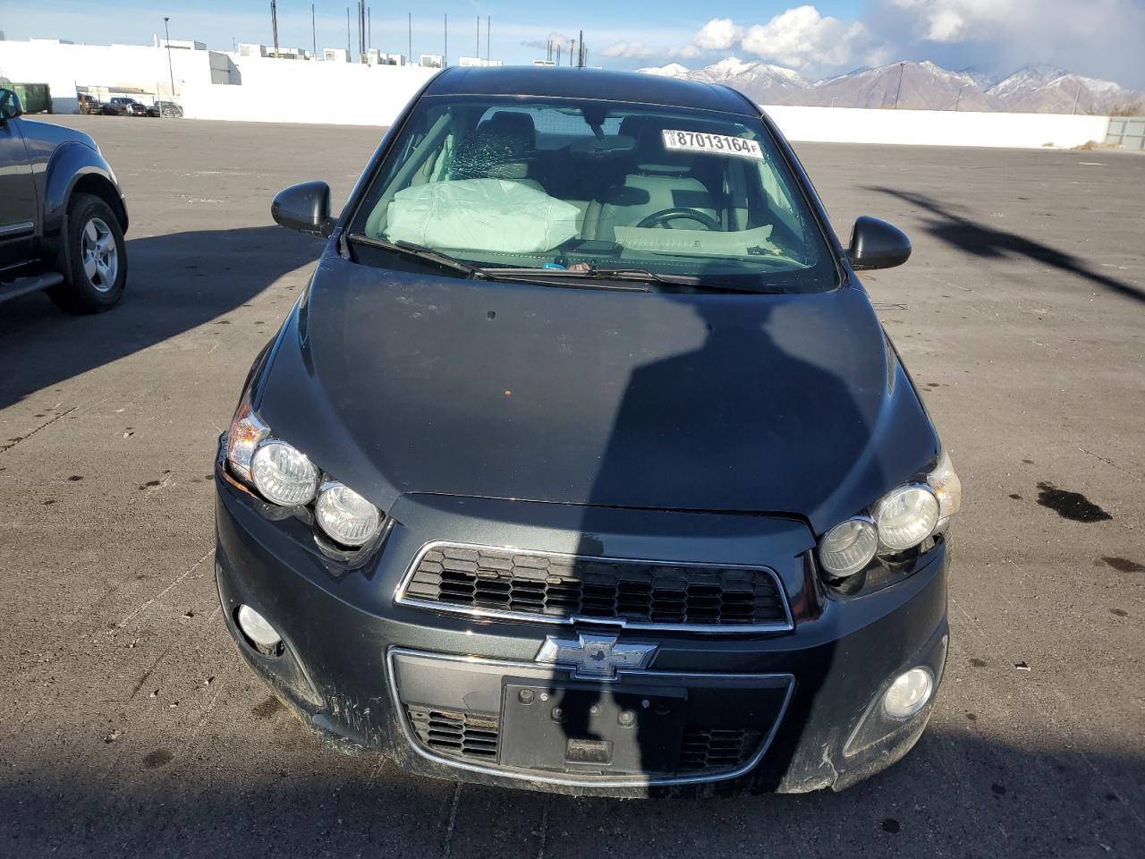 2015 Chevrolet Sonic VIN 1G1JE6SBXF4145077 Copart auction photo, front end damage thumbnail 5