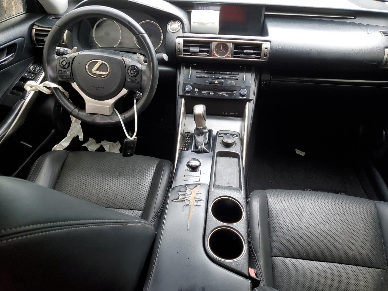 2014 Lexus IS VIN JTHBF1D29E5019146 Copart auction photo, water/flood damage thumbnail 8