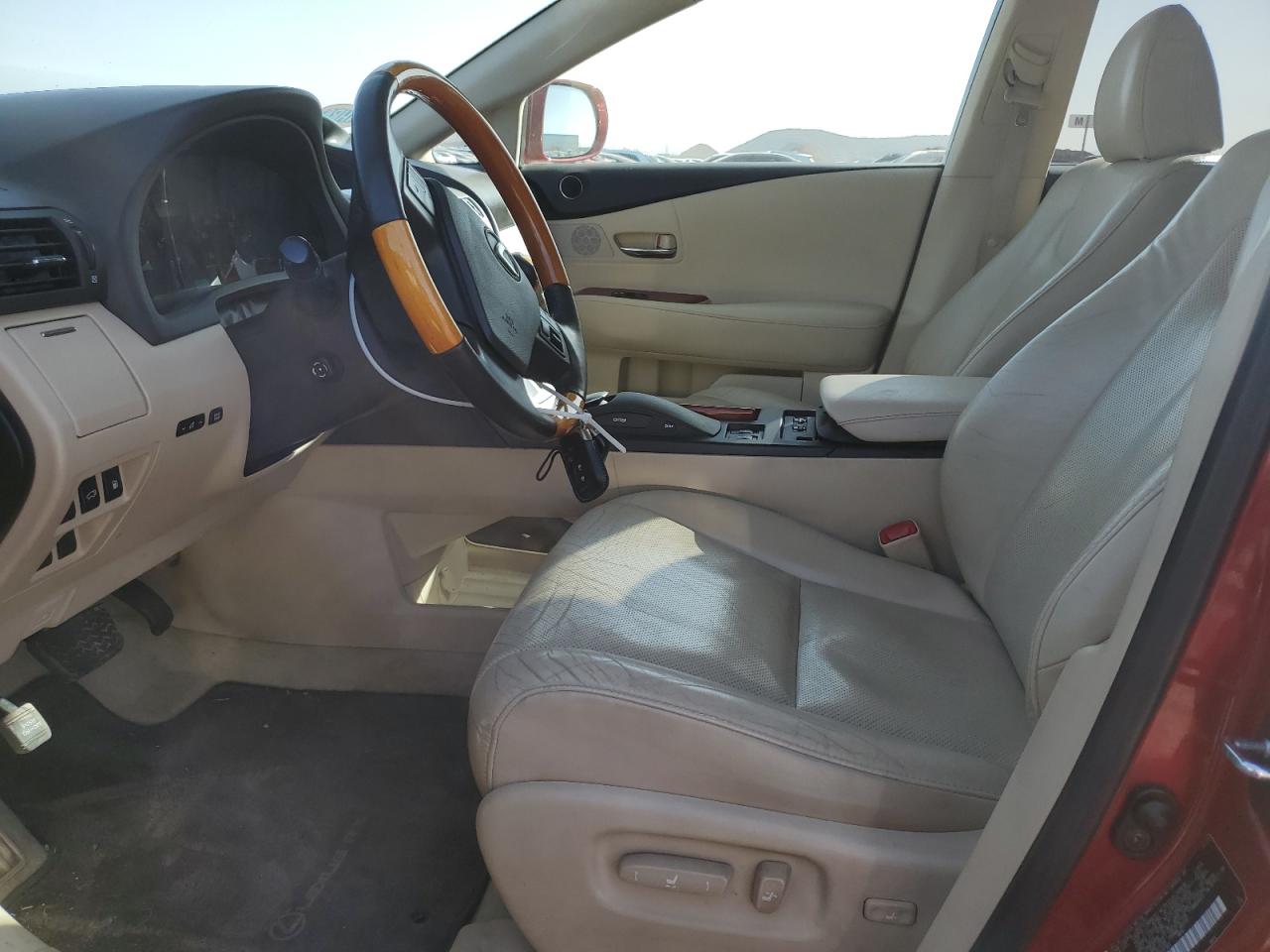2012 Lexus RX VIN 2T2BK1BAXCC134163 Copart auction photo, side damage thumbnail 7