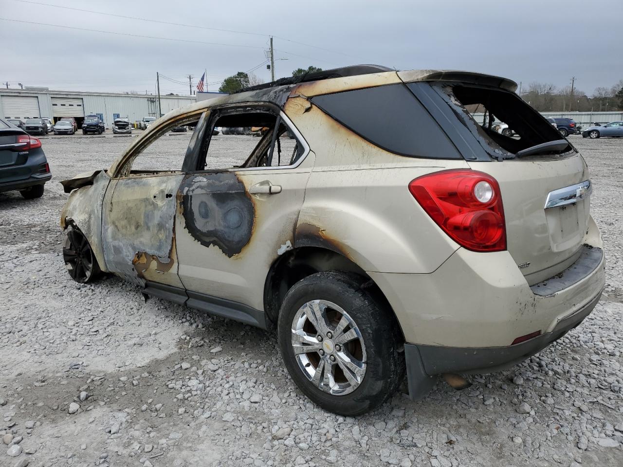 2011 Chevrolet Equinox VIN 2CNFLEEC8B6478383 Copart auction photo, burn damage thumbnail 2