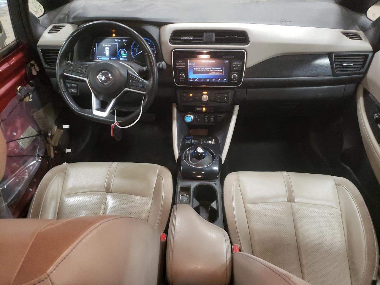 2018 Nissan Leaf VIN 1N4AZ1CP9JC300263 Copart auction photo, front end damage thumbnail 8