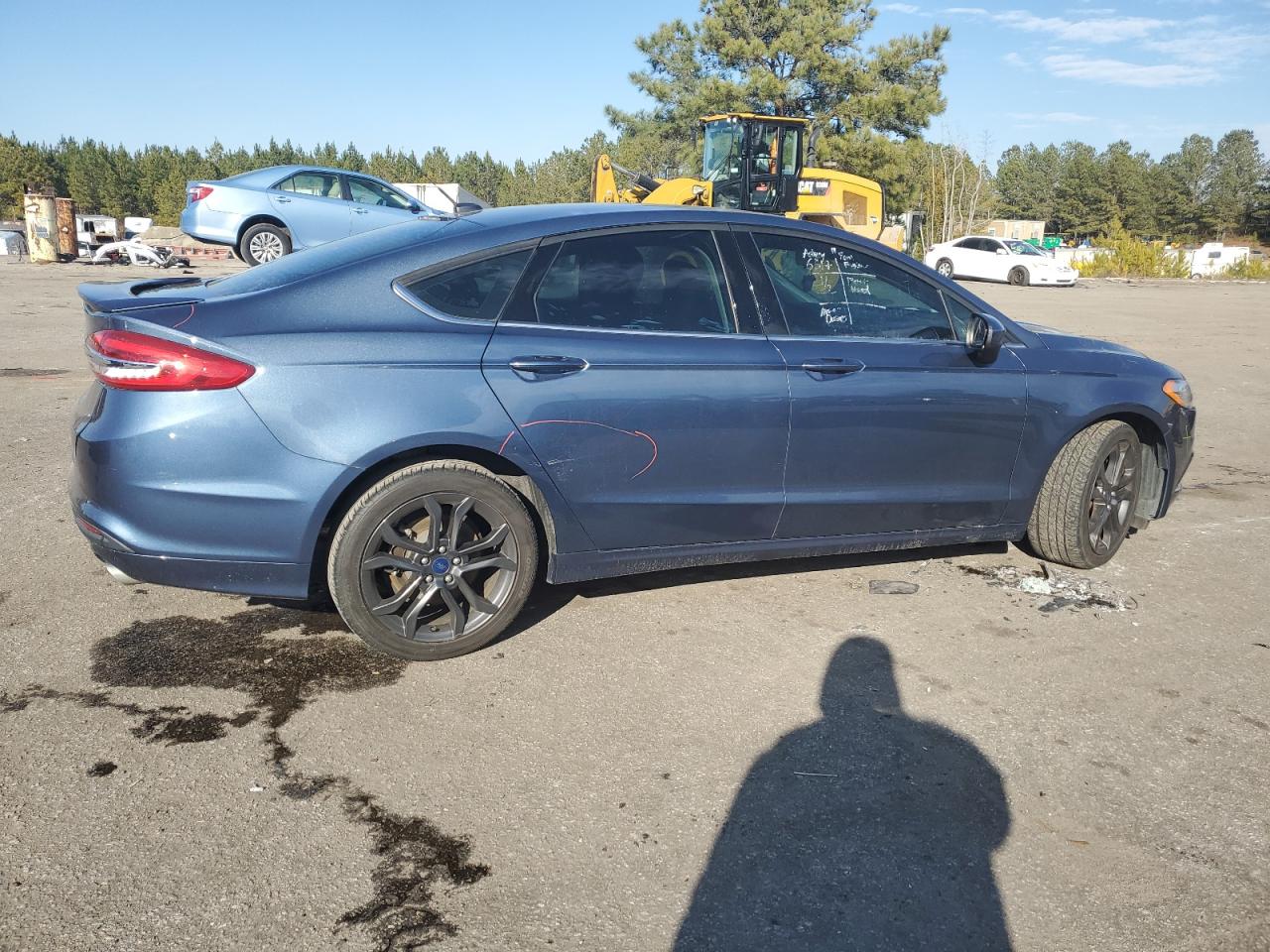 2018 Ford Fusion VIN 3FA6P0G79JR179073 Copart auction photo, front end damage thumbnail 3