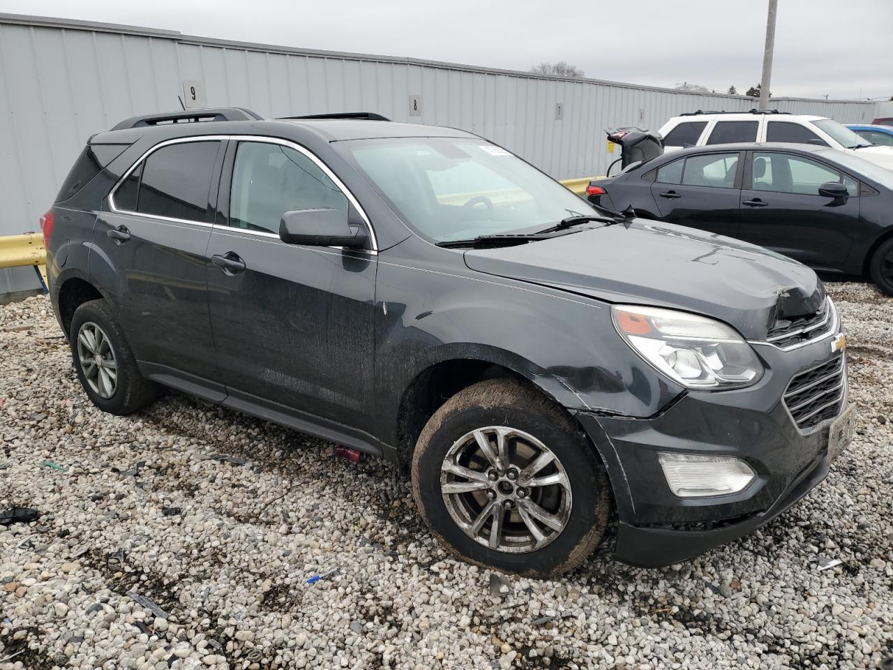 2017 Chevrolet Equinox VIN 2GNALCEK3H1617746 Copart auction photo, undercarriage / front end damage thumbnail 4
