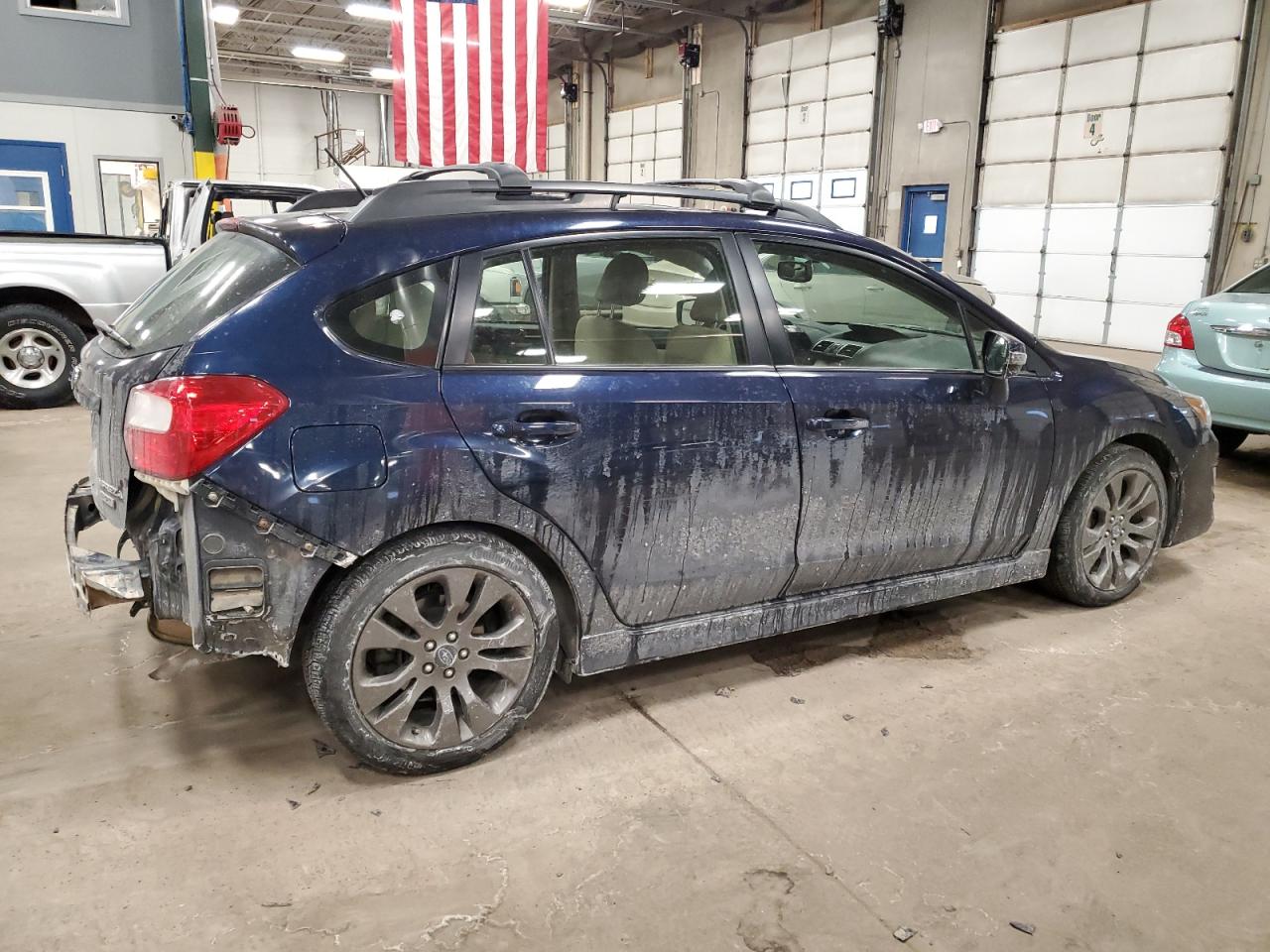 2016 Subaru Impreza VIN JF1GPAP69GH212293 Copart auction photo, rear end damage thumbnail 3