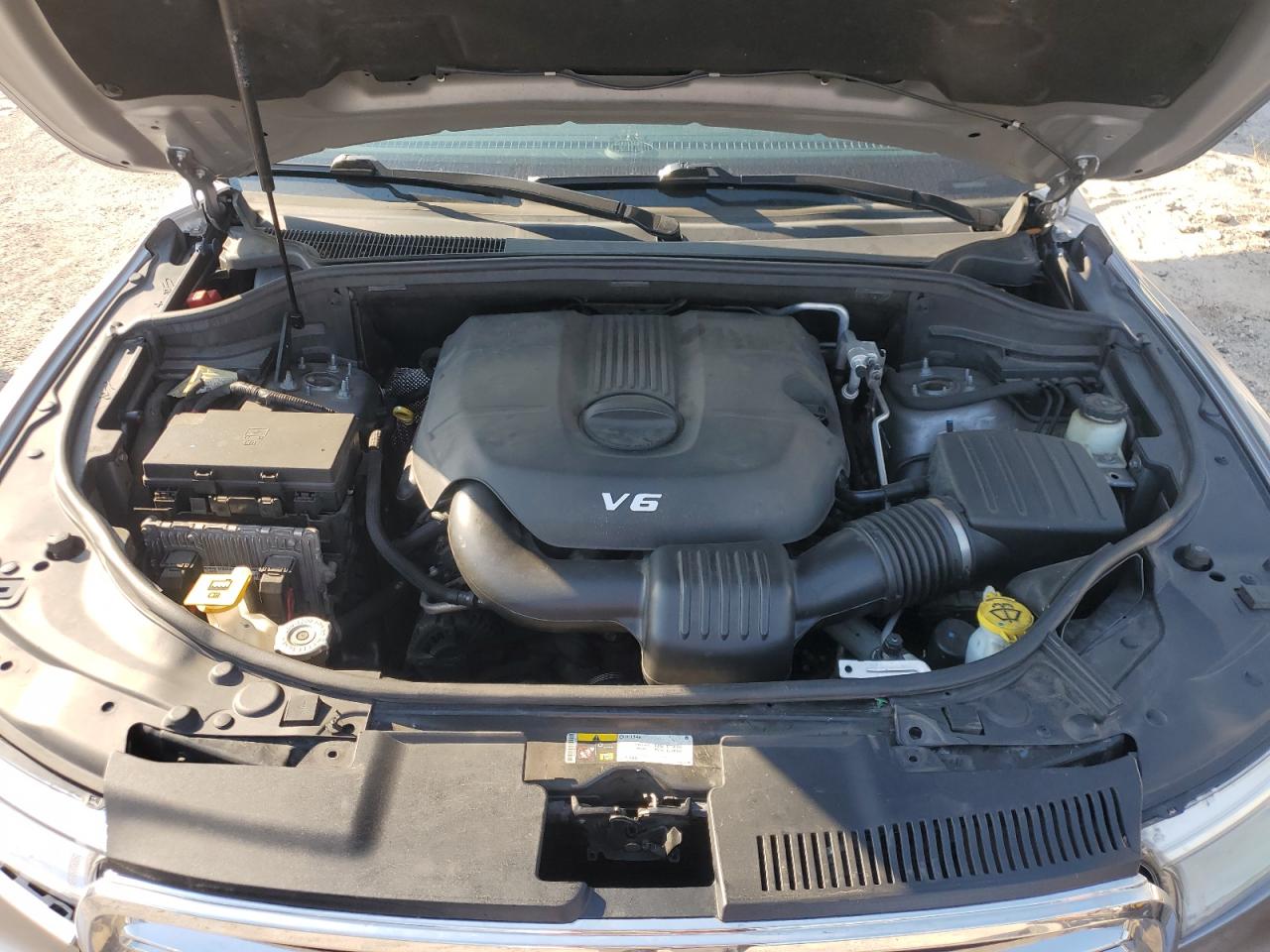 2014 Dodge Durango VIN 1C4RDHDG0EC266819 Copart auction photo, front end / rear end damage thumbnail 12