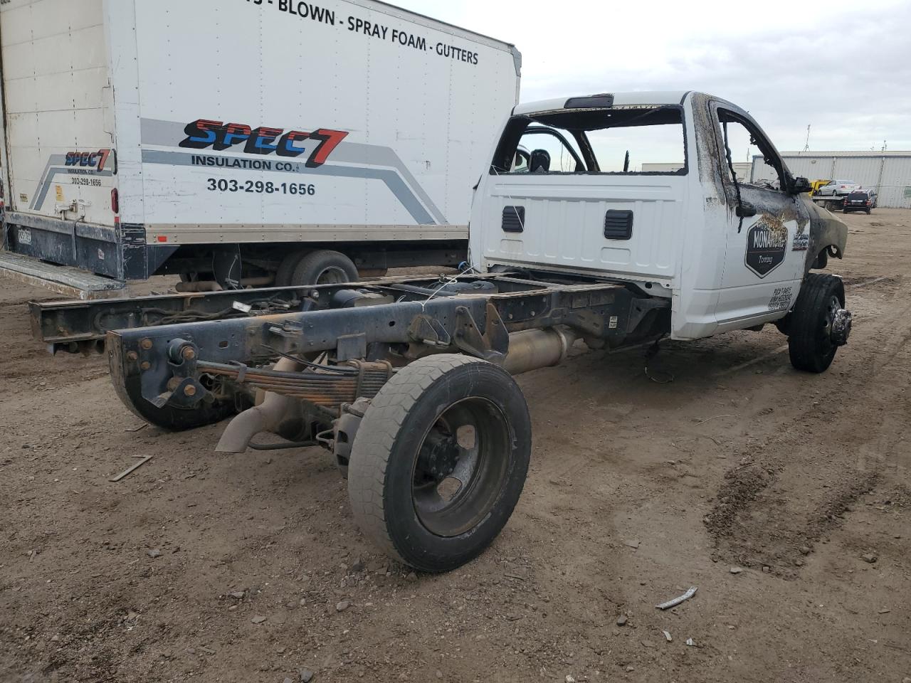 2017 RAM 5500 VIN 3C7WRNBL5HG520242 Copart auction photo, burn damage thumbnail 3