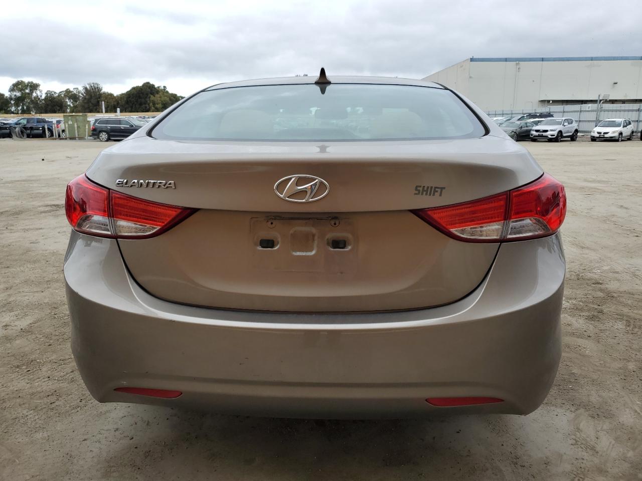 2013 Hyundai Elantra VIN 5NPDH4AE9DH445194 Copart auction photo, front end damage thumbnail 6