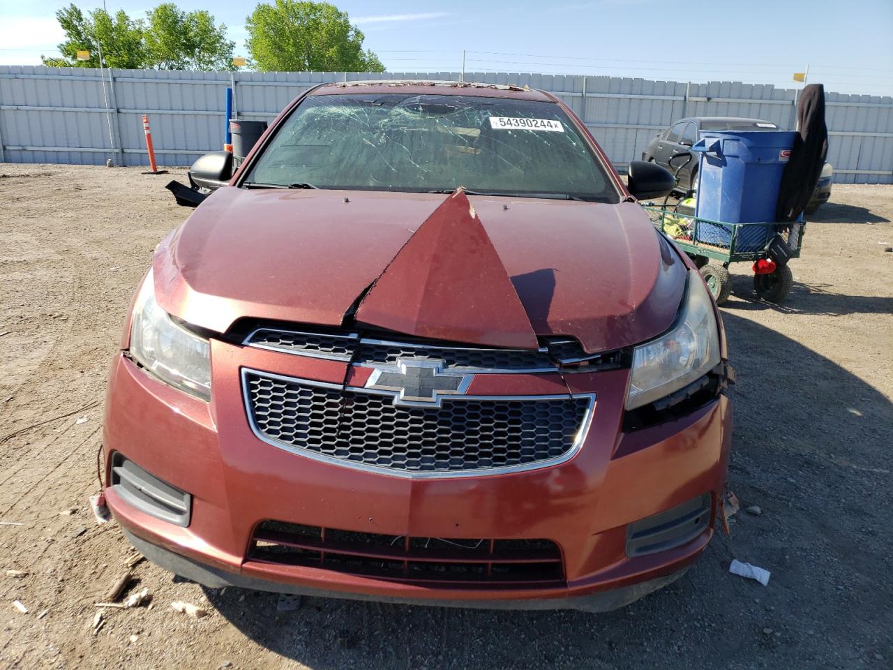 2012 Chevrolet Cruze VIN 1G1PC5SH1C7392352 Copart auction photo, burn / rear end damage thumbnail 5