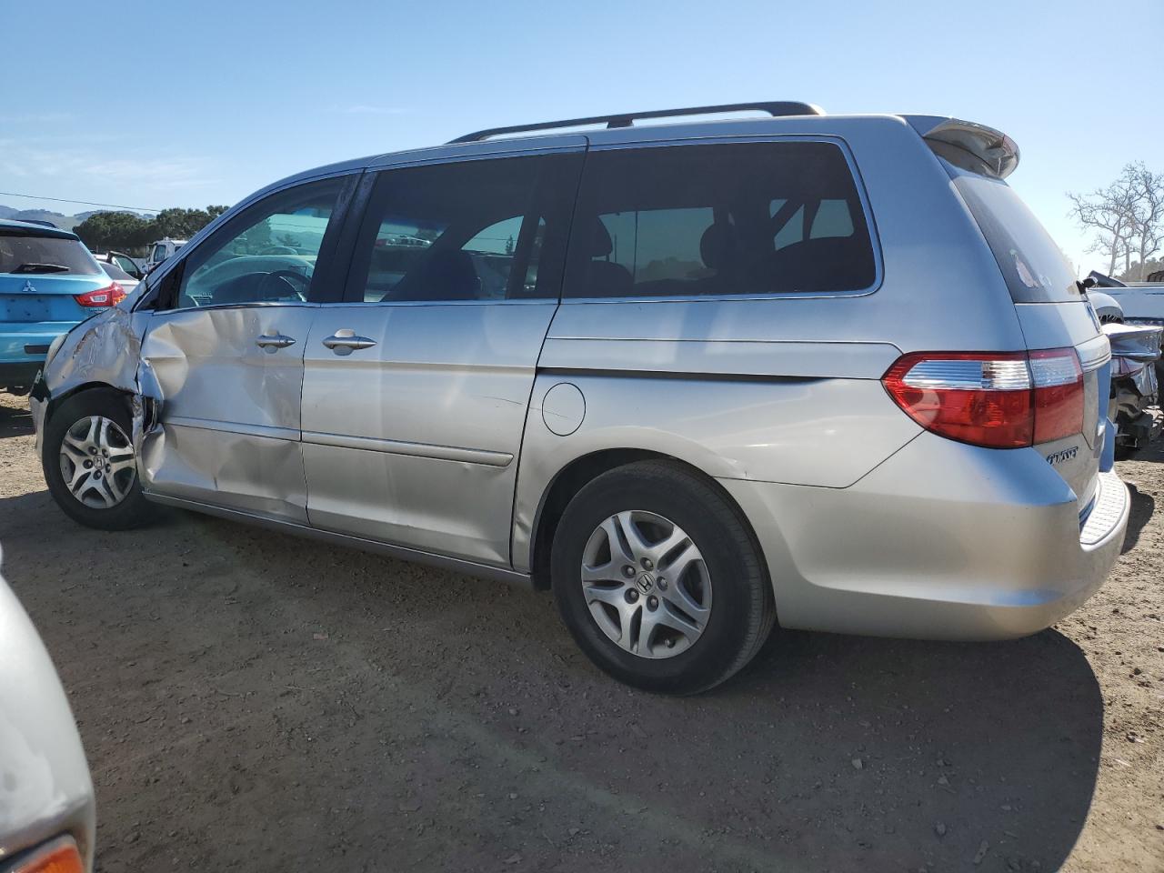2006 Honda Odyssey VIN 5FNRL38736B079711 Copart auction photo, front end / side damage thumbnail 2