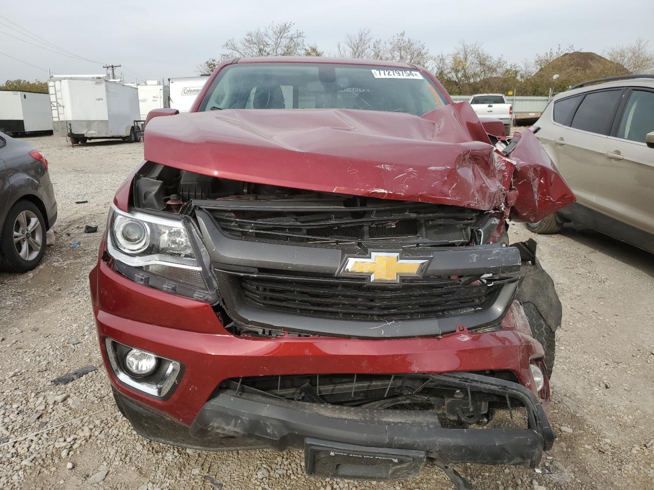 2018 Chevrolet Colorado VIN 1GCGTDEN2J1215845 Copart auction photo, front end damage thumbnail 5